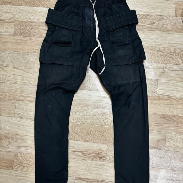 [xs] 릭오웬스 크리치 카고 태권도 팬츠 TE