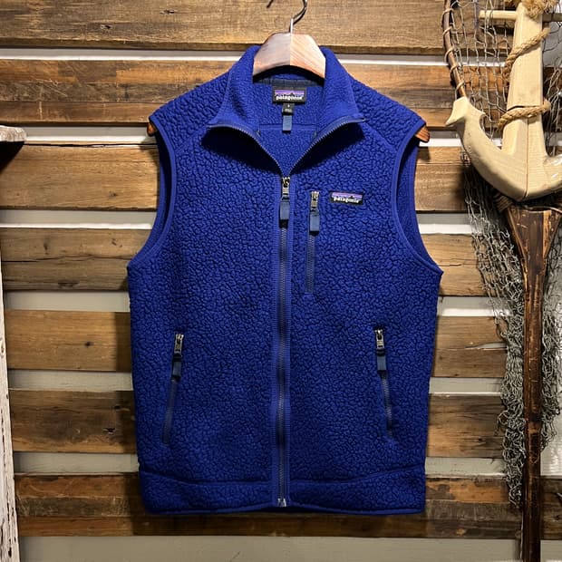 [S]파타고니아 레트로 블루 플리스 베스트
