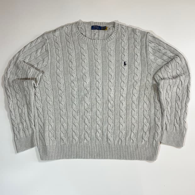 폴로 랄프로렌 케이블 니트 스웨터