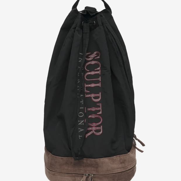 스컬프터 Two Way Bucket Messenger Bag Black