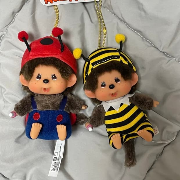 몬치치 베비치치 무당벌레 꿀벌 인형키링 키 체인
