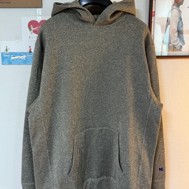 [M]Needles 니들스 라메 글리터 후드티