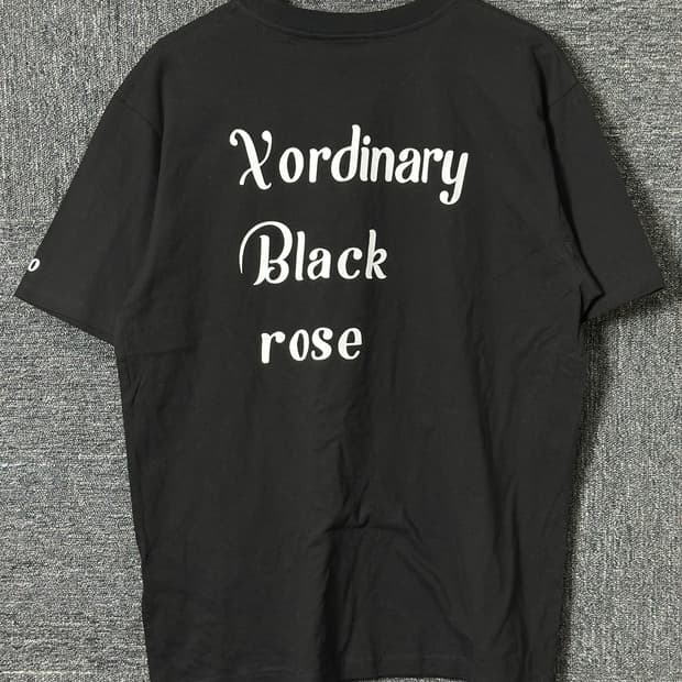 X:Ordinary 블랙 Rose 반팔 티셔츠 52