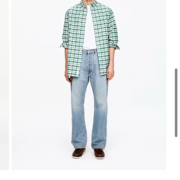 아르켓 CANYON 레귤러 부츠컷 진 30/32 라이트블루