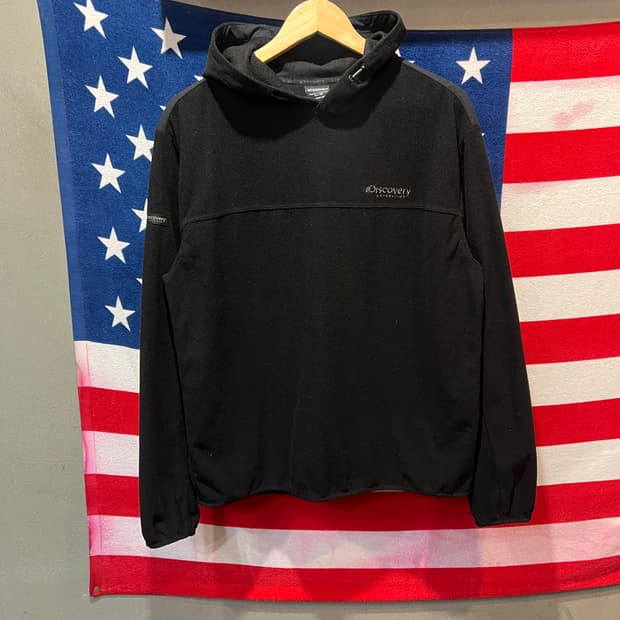 디스커버리 플리스 후드티