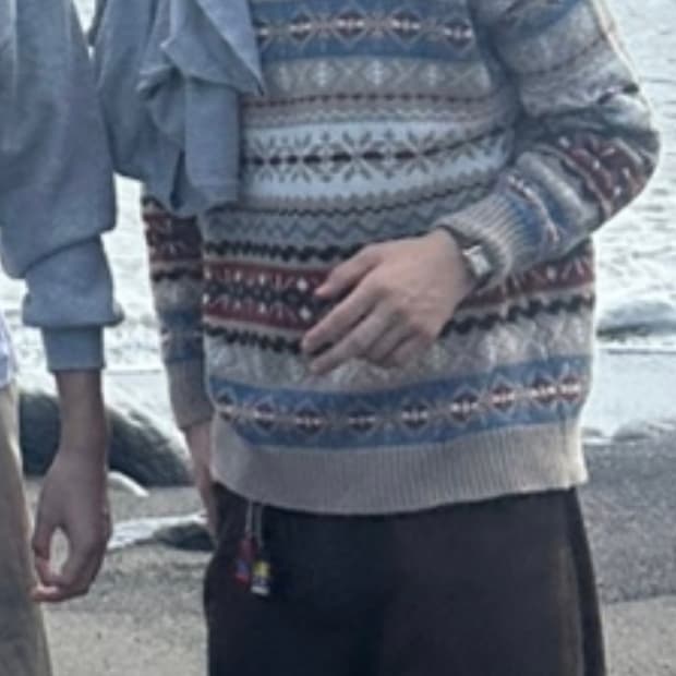 테이크이지 페어아일 니트 (브라운)