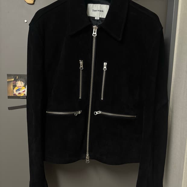 토니웩 스웨이드 자켓 블랙 L