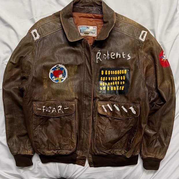 빈티지 A-2 가죽자켓