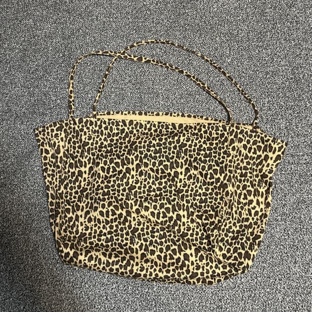 빈티지 레오파드 숄더백