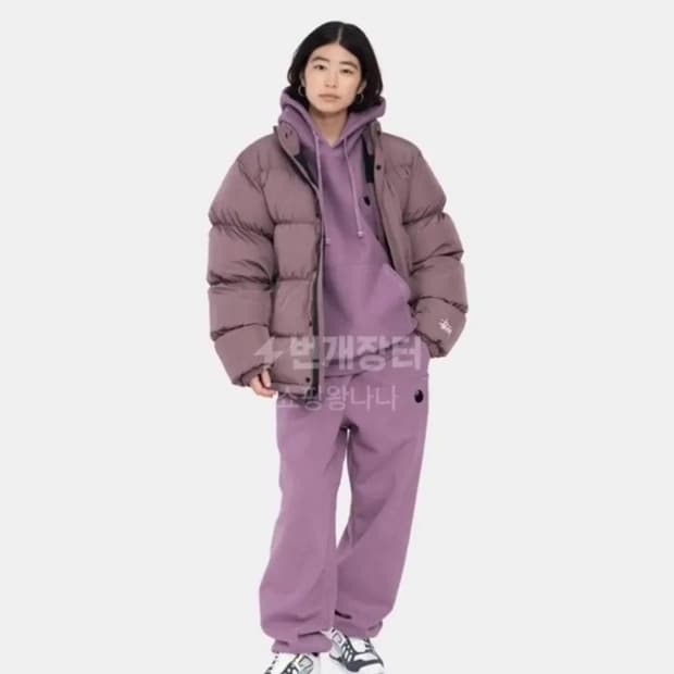 스투시 립스탑 다운 퍼퍼 패딩 사이즈xs