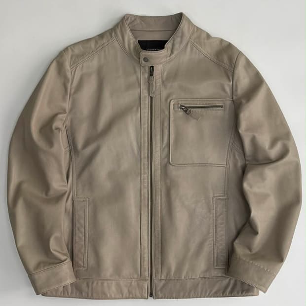 [110] 앤드류마크 램스킨 싱글 라이더 자켓