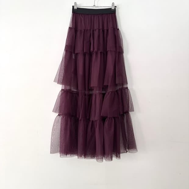 Can can tulle skirt / plum