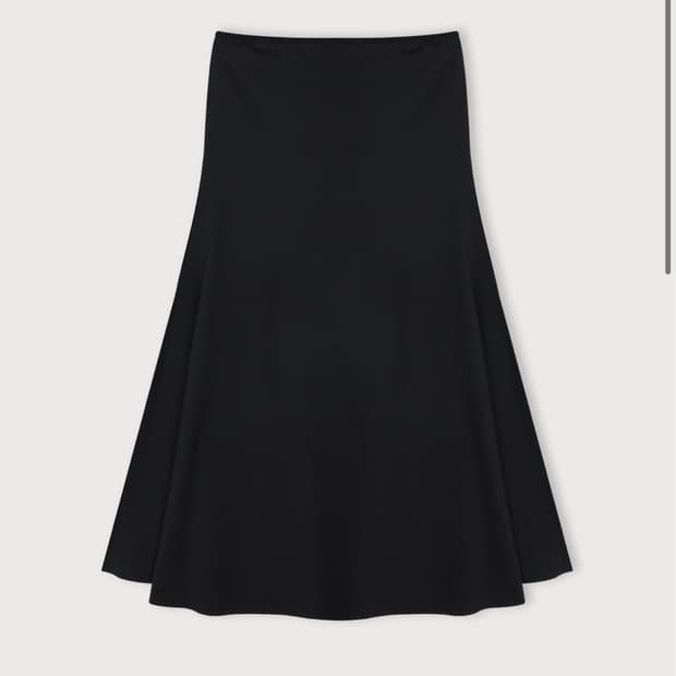 새) 에토스 FLARE BANDED SKIRT 블랙