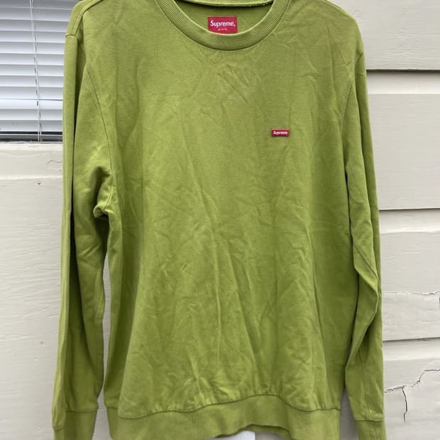 슈프림 스몰 박스 로고 크루넥 스웨트셔츠