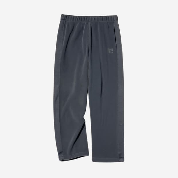 [L] 유니클로 x 니들스 플리스 와이드 팬츠 다크 그레이