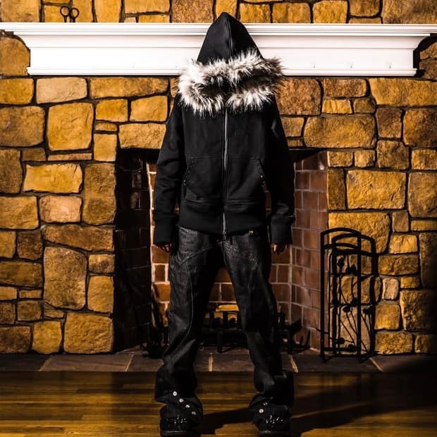 corrupt kid 퍼 후드집업 m