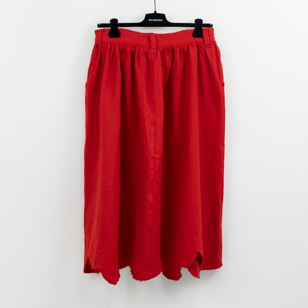 꼼데가르송 빈티지 2003 스커트 레드 M