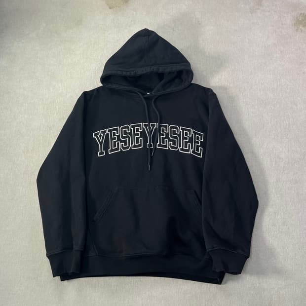 100 예스아이씨 빅로고 후드티