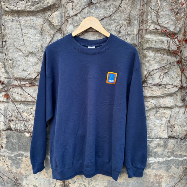 00s fruit of the loom 빈티지 자수 스웻 셔츠 맨투맨