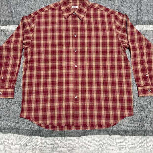 갤러리1011 그래픽 체크 패턴셔츠