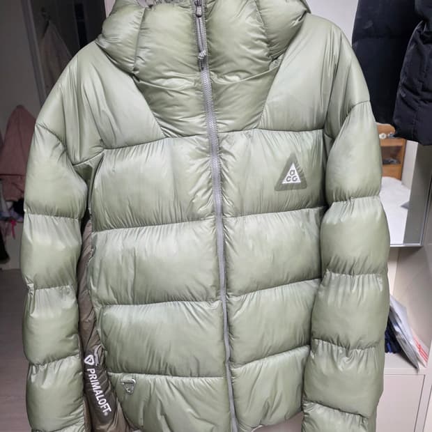 [xl] 나이키 ACG 루나레이크 퍼퍼 자켓 라이트 아미 - 아시아