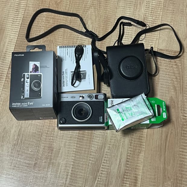 후지필름 인스탁스 미니 Evo 블랙 풀박스
