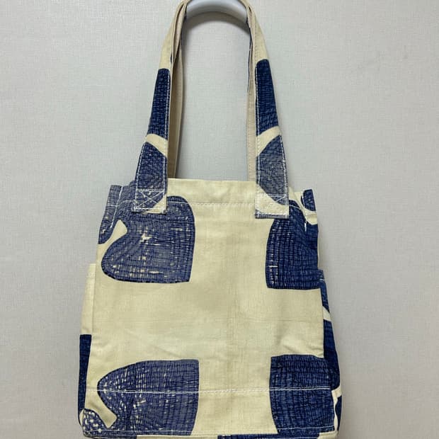 (블루) KAPITAL 캐피탈 캔버스 숄더백 