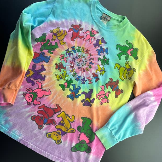 Grateful Dead Liquid Blue Dancing Bears 