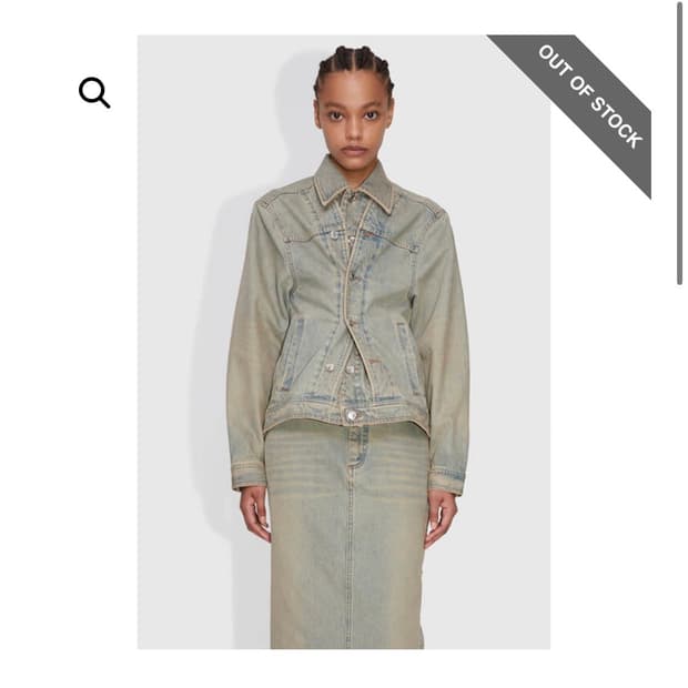 Woodwood 데님 자켓 투웨이