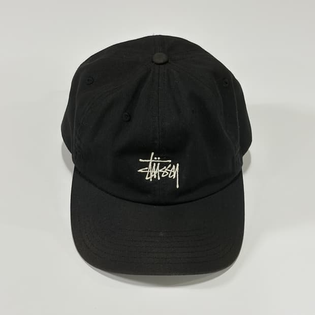 스투시(Stussy) 빈티지 블랙 볼캡 모자