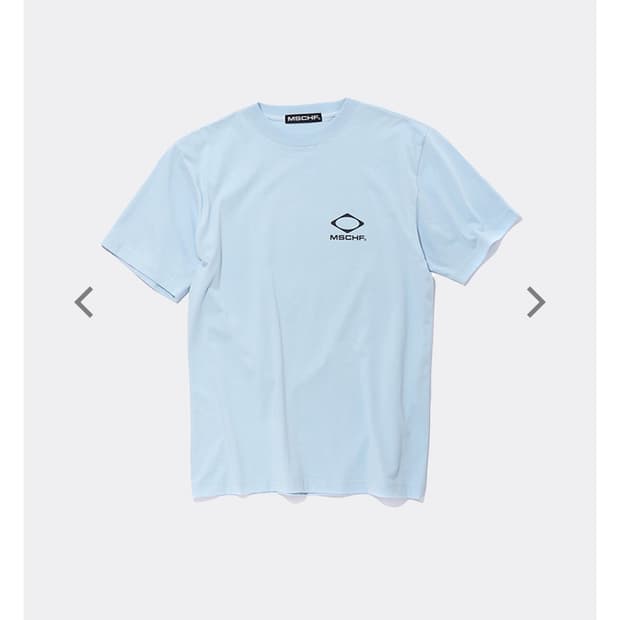 RHOMBUS CREWNECK T-SHIRT-SKY BLUE