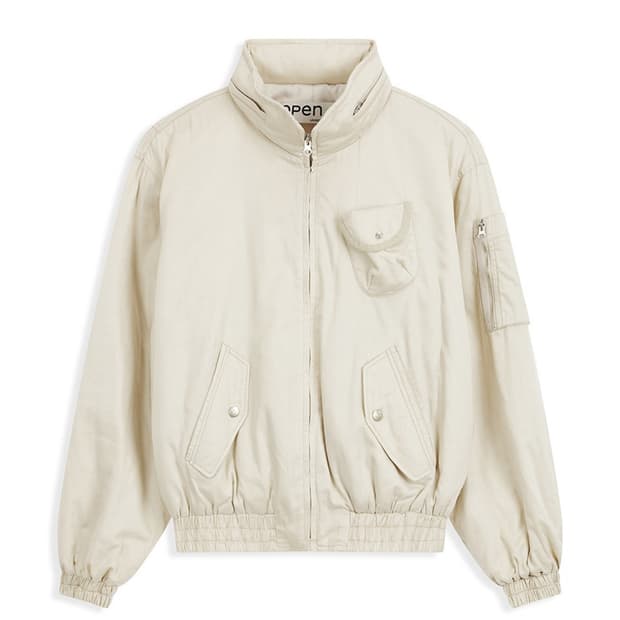 오픈와이와이 openyy 코튼 카고 봄버 자켓