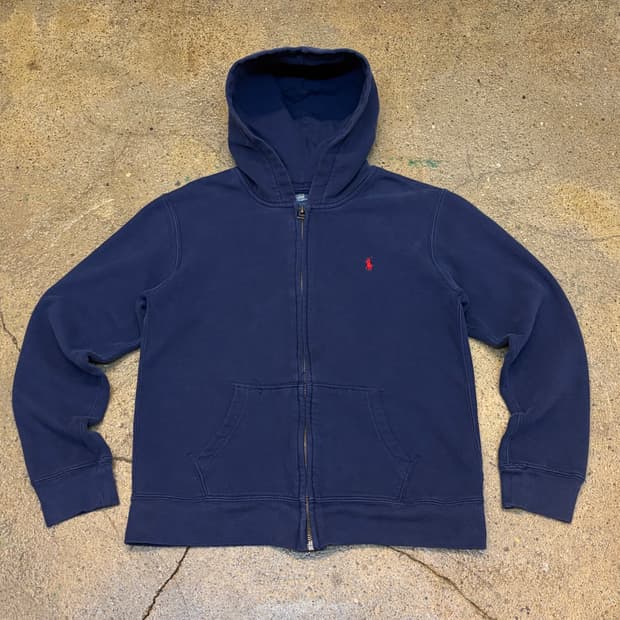 90s 미국 빈티지 폴로랄프로렌 후드집업 후드티