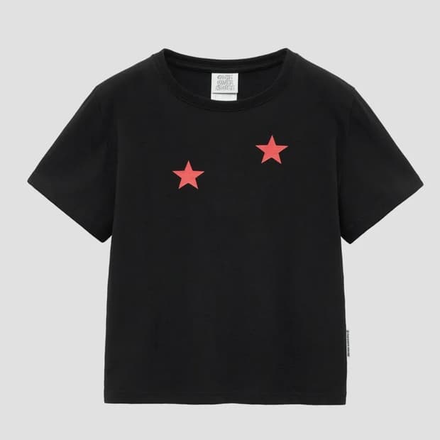 더바이닐하우스 STAR TEE BLACK