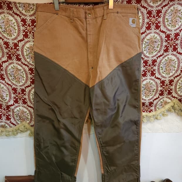 칼하트 80s 더블니 덕빕 헌팅팬츠  빅사이즈

