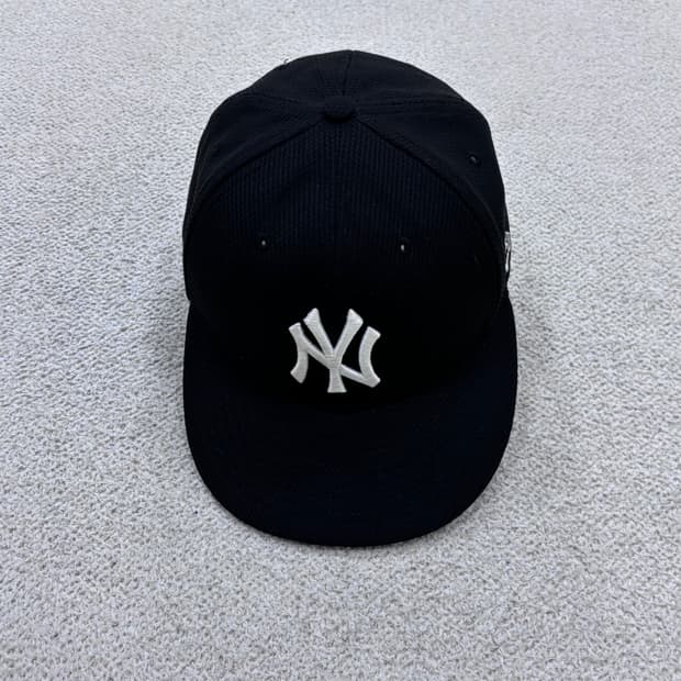 S-M 뉴에라 NY 로고자수 블랙 스냅백 0701E2