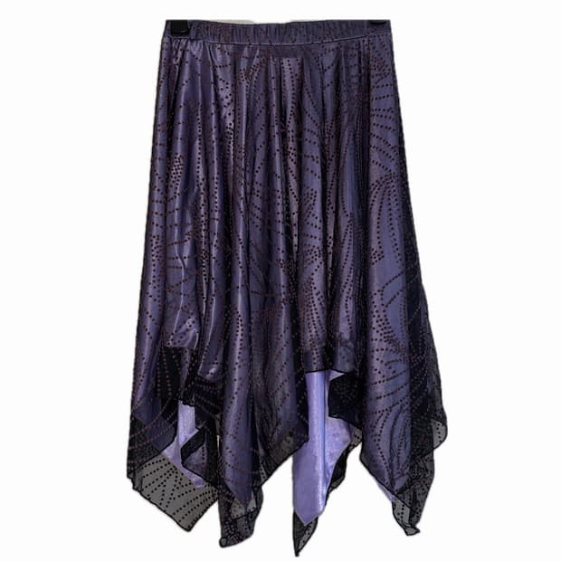 언발란스 시스루 박쥐 스커트