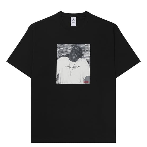 슈프림 x 조던 비기 숏슬리브 탑 블랙 24FW