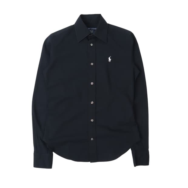 폴로 랄프로렌 우먼스 다크네이비 코튼 셔츠