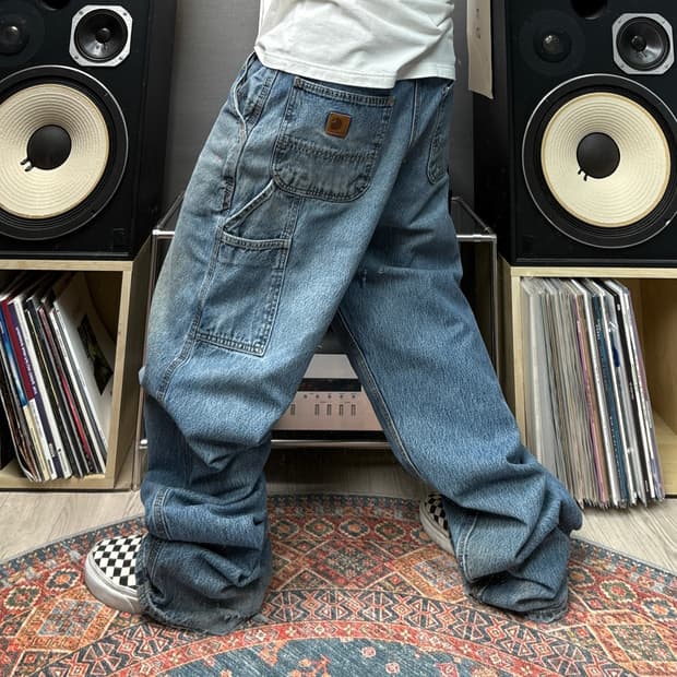 칼하트 OG 가죽탭 카펜터팬츠