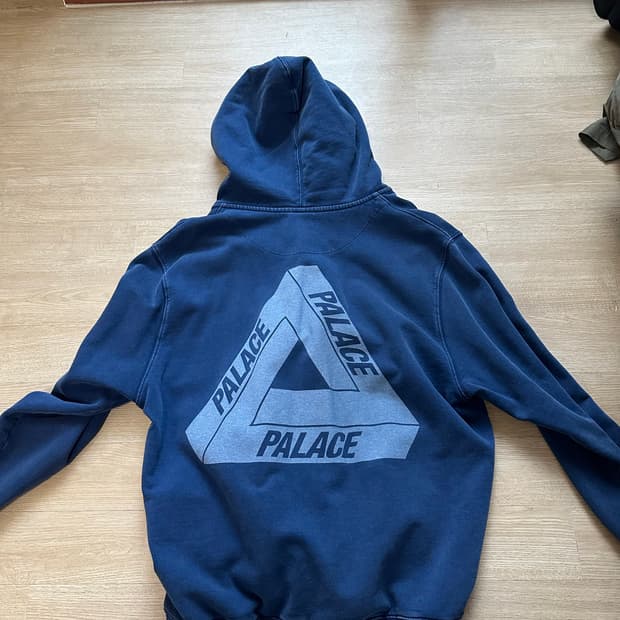 팔라스 피그먼트 워시 트라이퍼그 집 후드 네이비 - 24SS