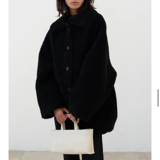 네세서리 시어링 하프코트