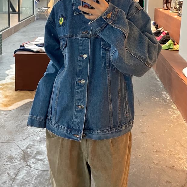 LUNA PIER 빈티지 데님 자켓 H239