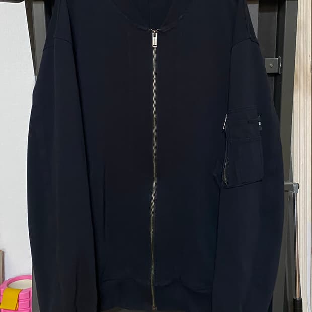 [XL] GU 언더커버 UG 립 블루종 Ma-1 봄버 자켓 블랙