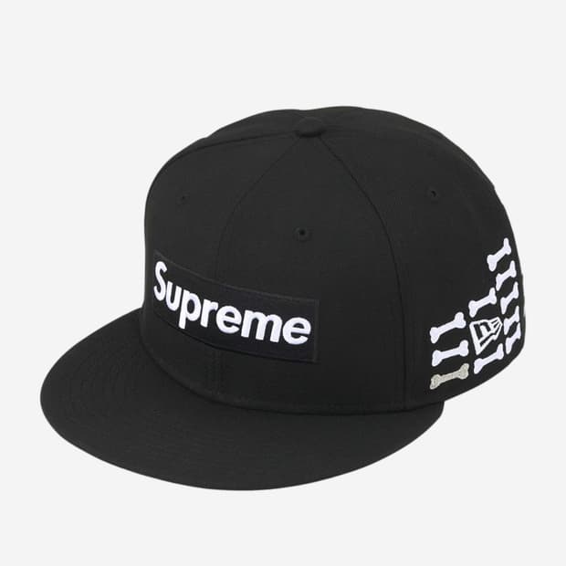 Supreme Bones Box Logo New Era Black - 2