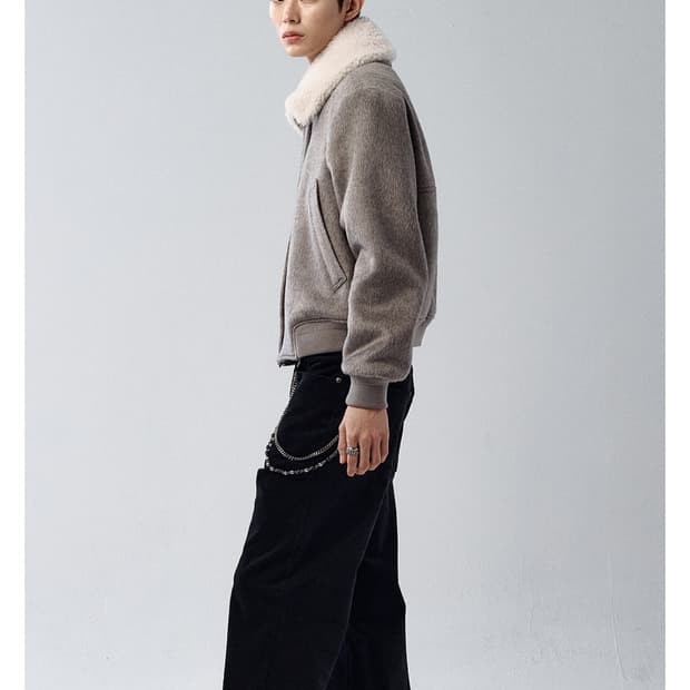 알렌느 알파카 시어링 블루종 1