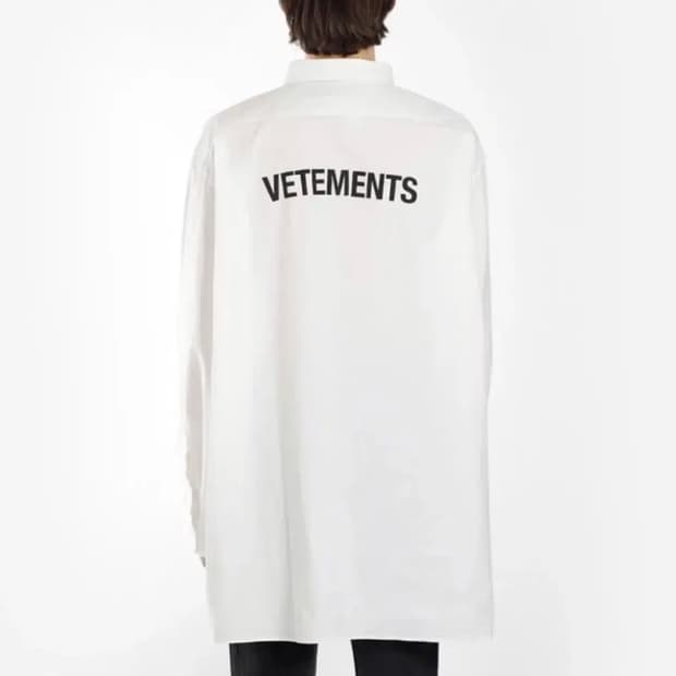 [미개봉 새상품] 베트멍 백로고 포플린 오버사이즈 셔츠 화이트 M