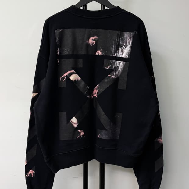 오프화이트 20ss 카라바조 애로우 스웻셔츠