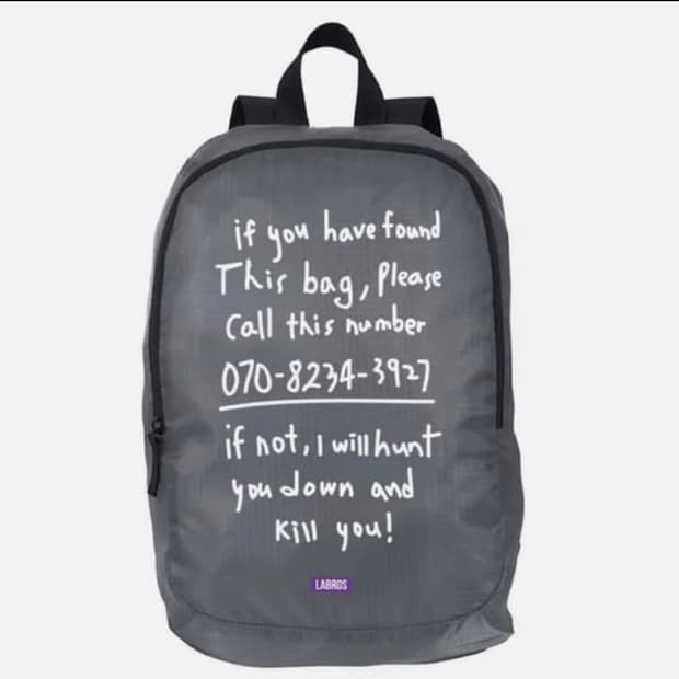 라브로스 킬유 가방 백팩 그레이