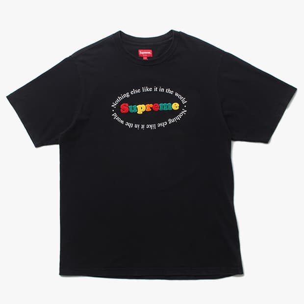  SUPREME "Black T-Shirts"